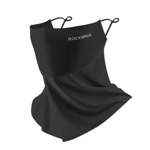 Black neck gaiter & face mask
